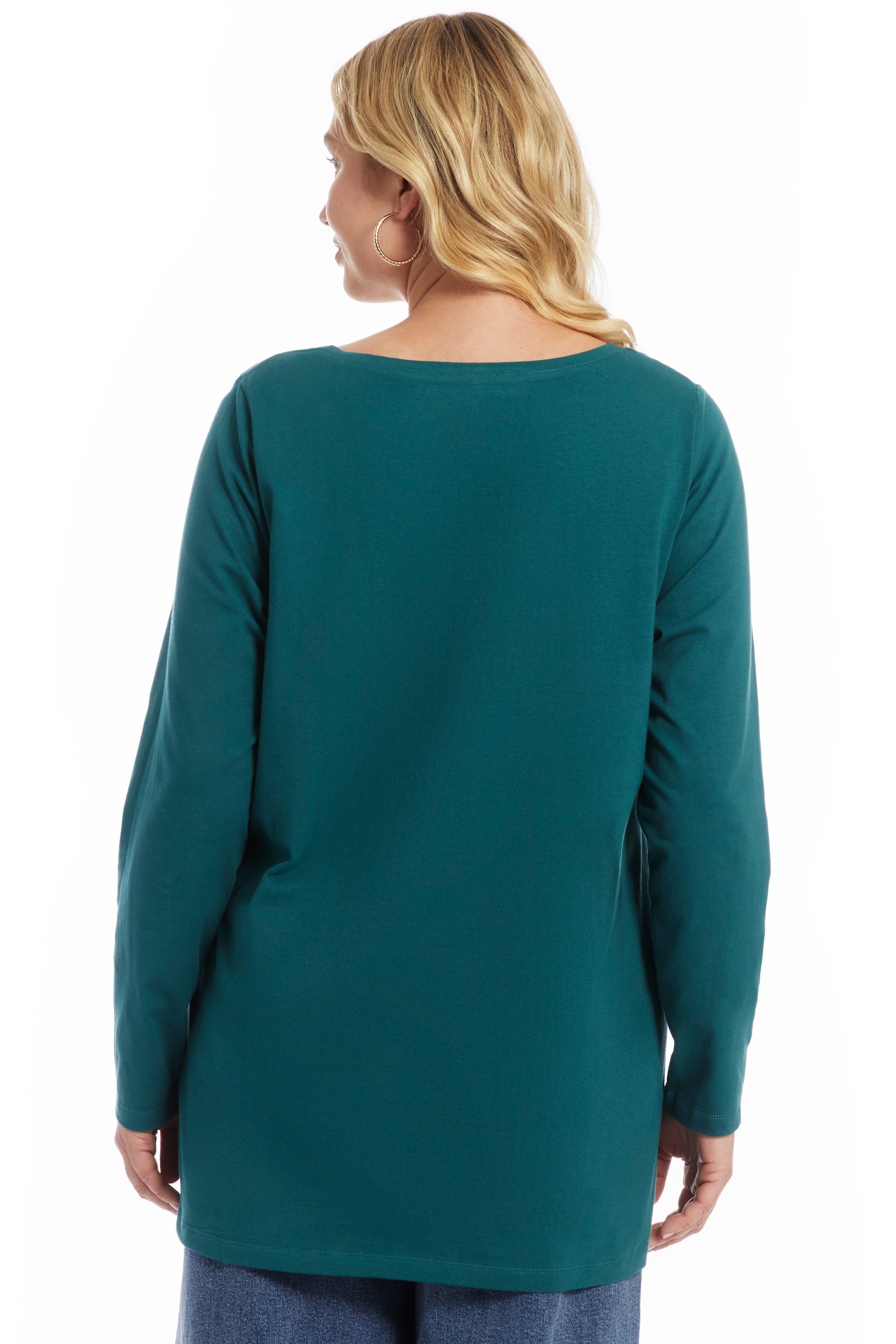 Long-Sleeve V-Neck One + Only Tunic image number 1