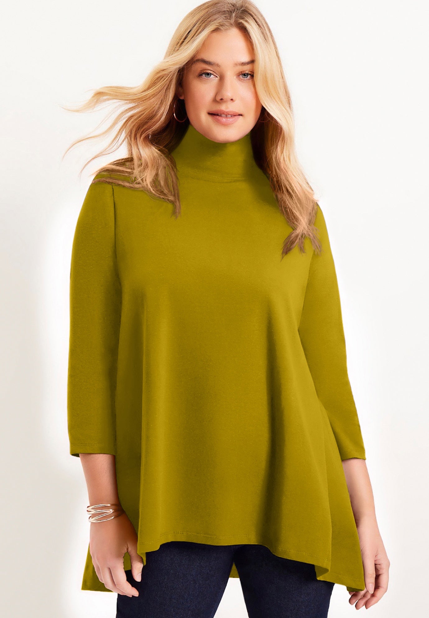 One+Only Mock-Neck Tunic image number 0