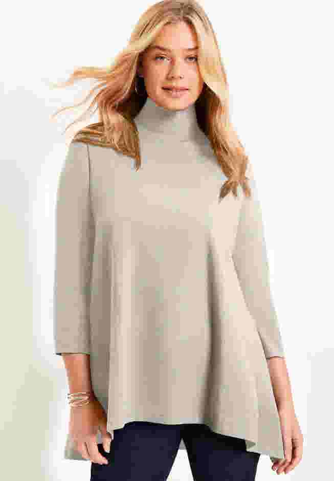 One+Only Mock-Neck Tunic image number 0
