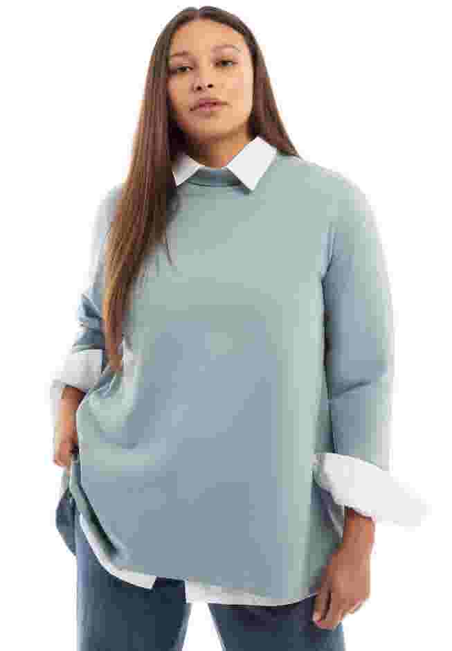 One+Only Mock-Neck Tunic image number 0