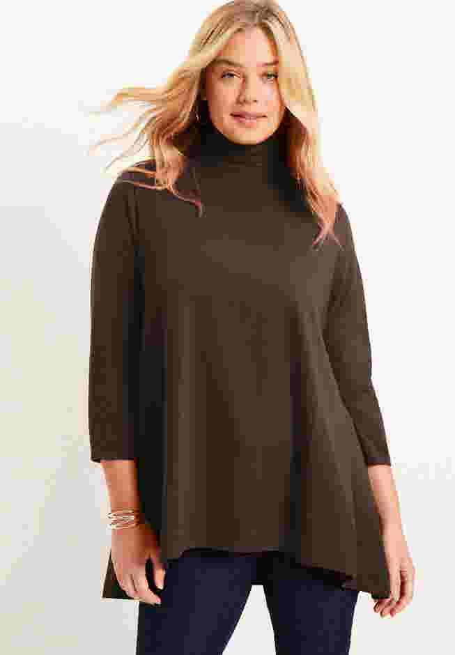 One+Only Mock-Neck Tunic image number 0