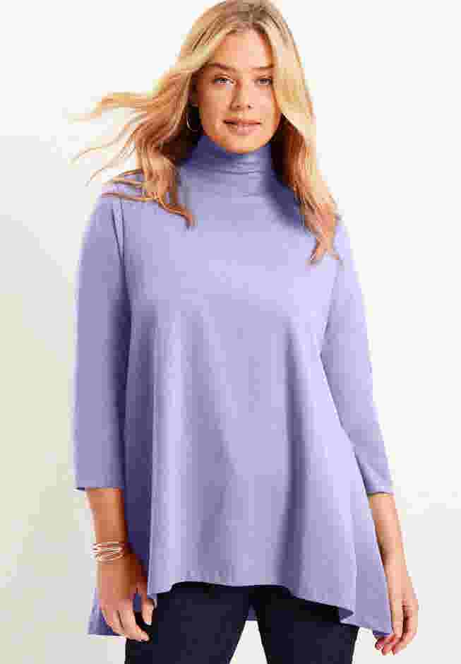 One+Only Mock-Neck Tunic image number 0