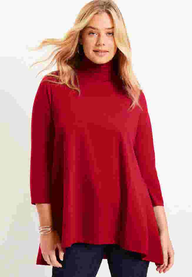 One+Only Mock-Neck Tunic image number 0