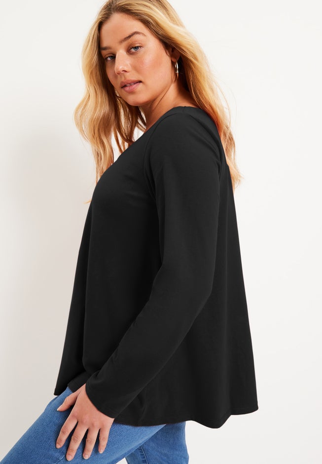 Long-Sleeve Swing One + Only Tee image number 2