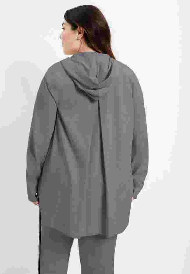 Zip-Up French Terry Hoodie image number 1
