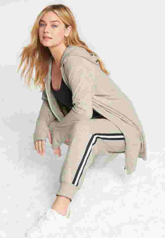 Zip-Up French Terry Hoodie image number 5