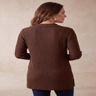 Ribbed Collar Sweater image number 2
