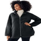 Sherpa Zip-Front Jacket image number null