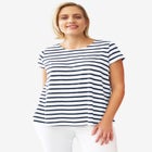 Trapeze Knit Tee image number null