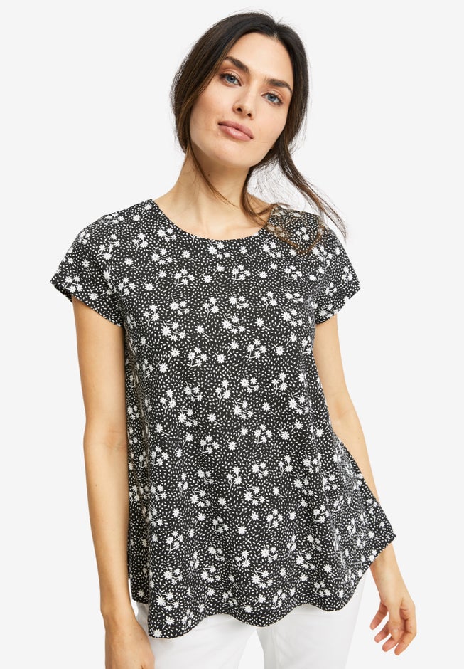 Trapeze Knit Tee image number 0