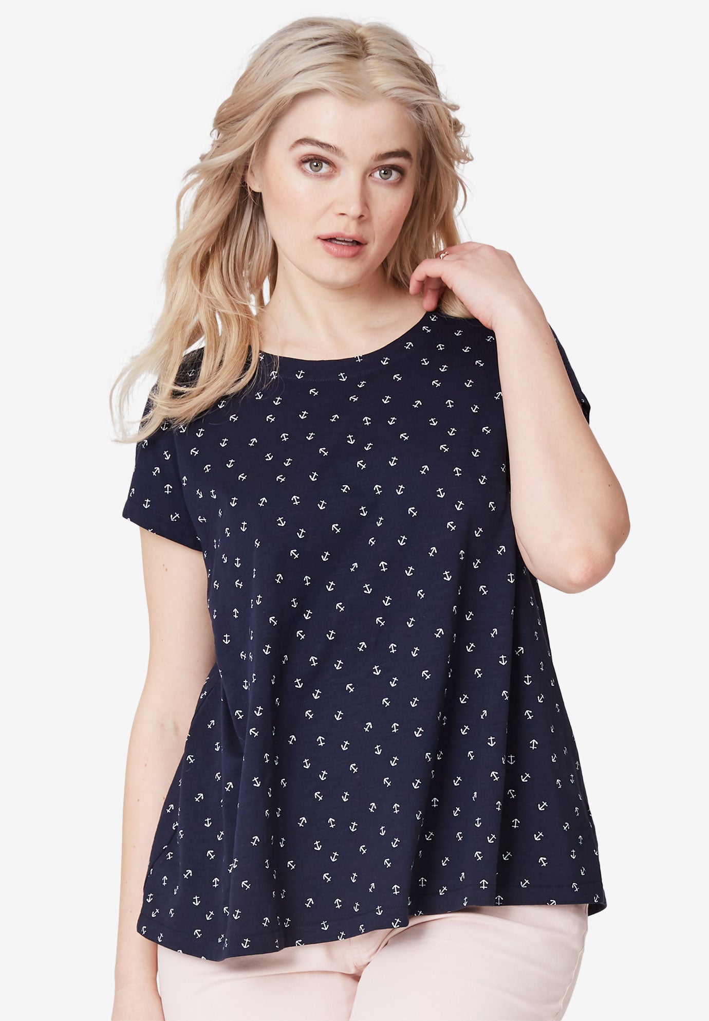 Trapeze Knit Tee image number 0