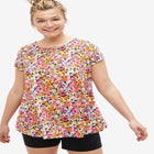 Trapeze Knit Tee image number null