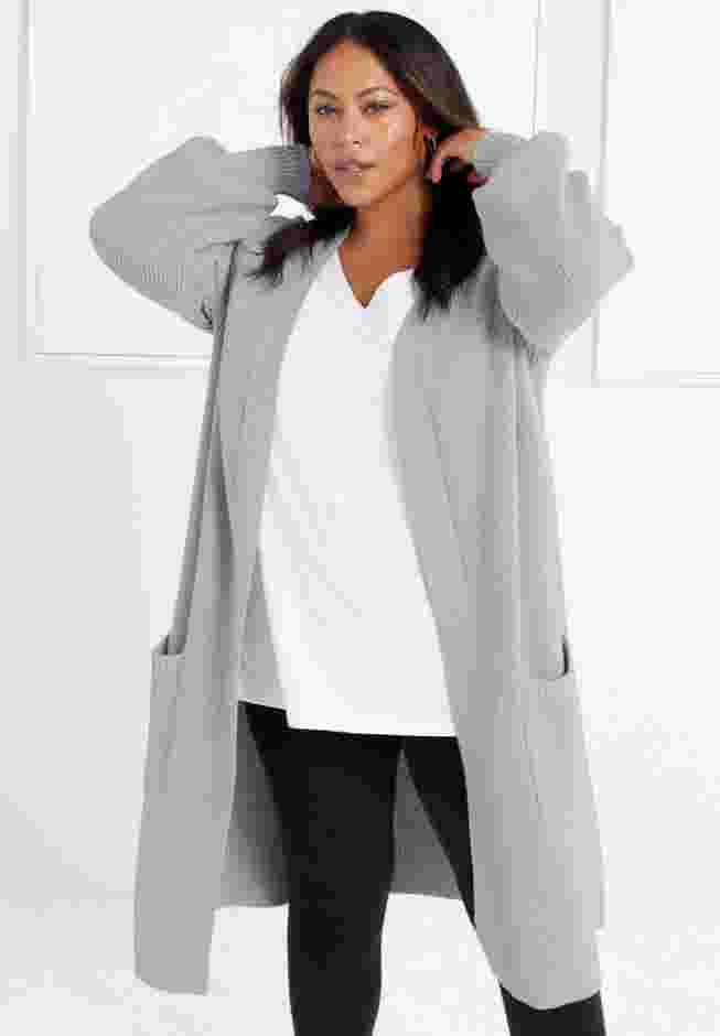 Open-Front Cardigan image number 0