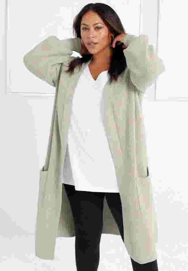 Open-Front Cardigan image number 0