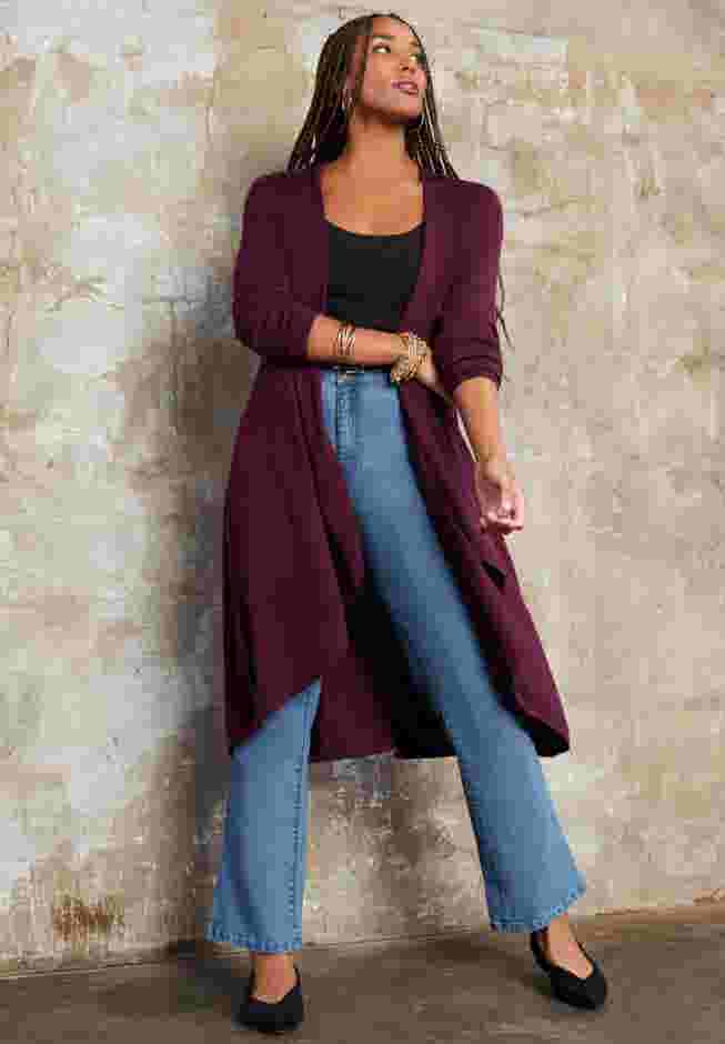 High-Low Cardigan image number 4
