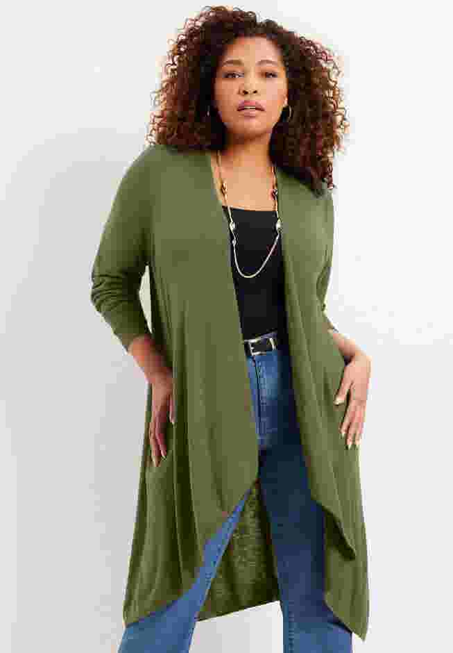 High-Low Cardigan image number 0