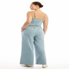 French Terry Wide-Leg Pant image number null