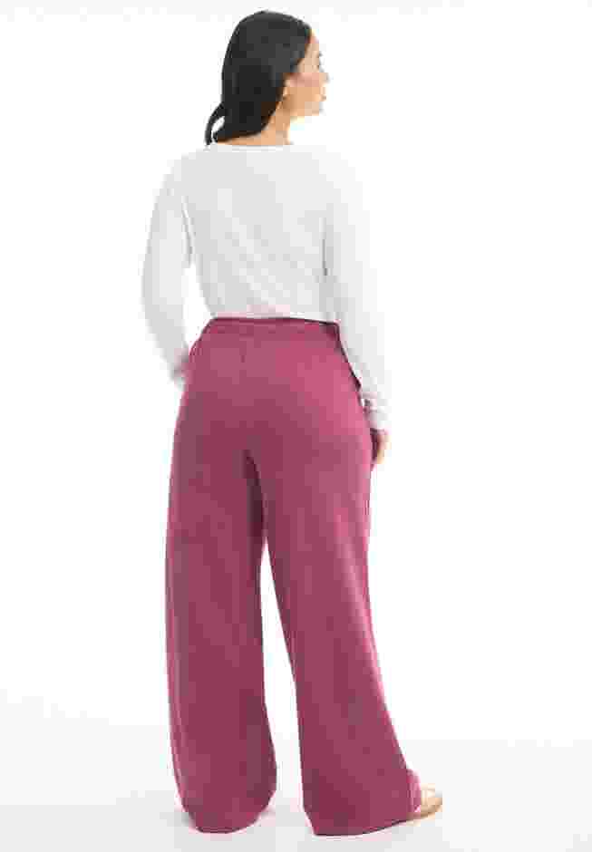 French Terry Wide-Leg Pant image number 1