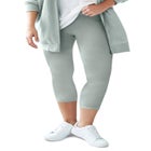 Stretch Knit Capri Legging image number null