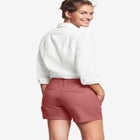 Mid-Rise Stretch Cotton 2-Pocket Chino Shorts image number null