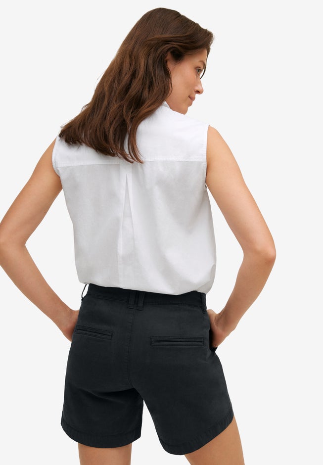 Stretch Chino Mid-rise Shorts image number 1