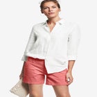Mid-Rise Stretch Cotton 2-Pocket Chino Shorts image number null