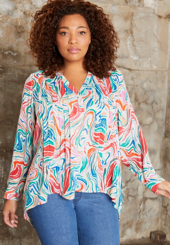 Roll-Tab Popover Tunic image number null