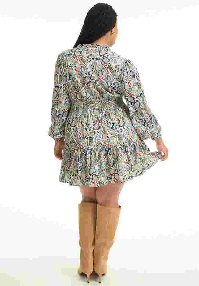 Smocked Georgette Tunic image number 1