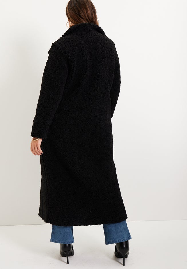 Maxi Teddy Fleece Coat image number 1