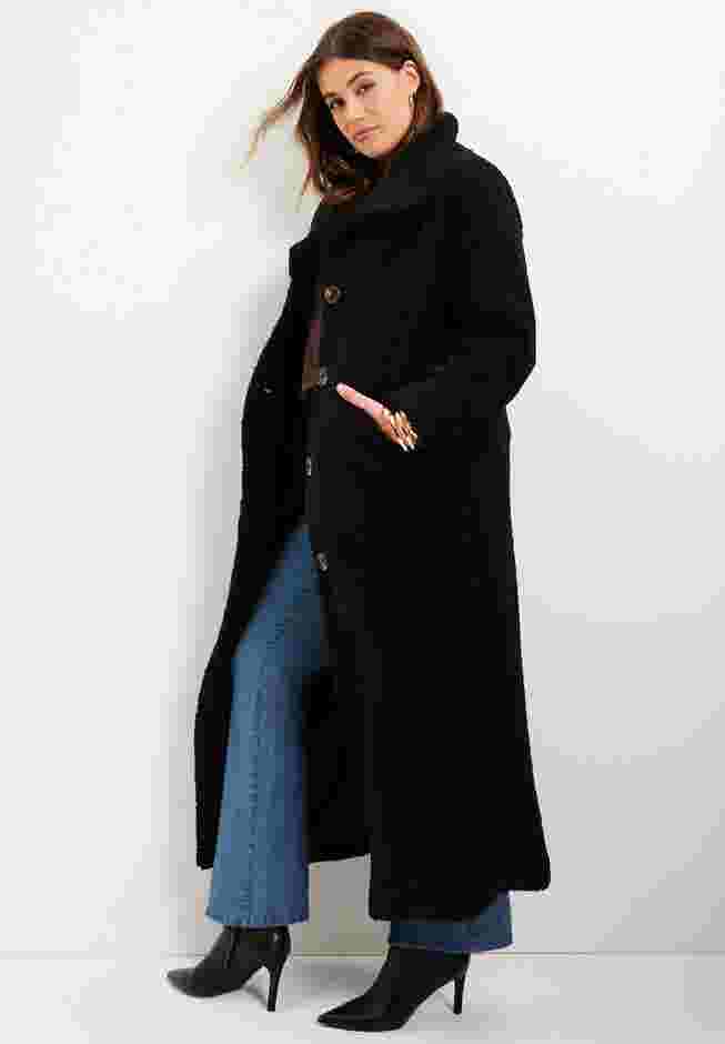 Maxi Teddy Fleece Coat image number 4