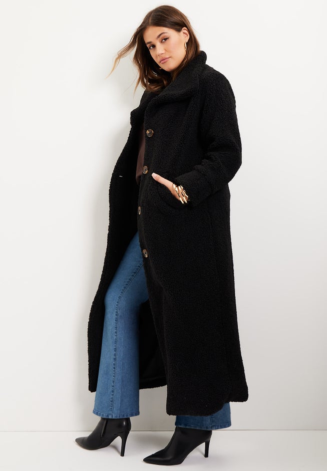 Maxi Teddy Fleece Coat image number 2