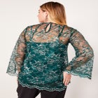 Scalloped Lace Long-Sleeve Top image number null