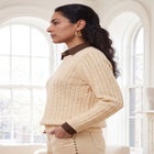 Cable Crewneck Sweater image number 2