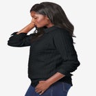 Cable Crewneck Sweater image number null