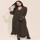 Cascading Ruffle Maxi Dress image number null