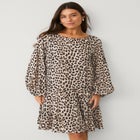 Boat Neck Godet Dress image number null