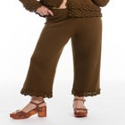 Ruffle Detail Sweater Pant image number null