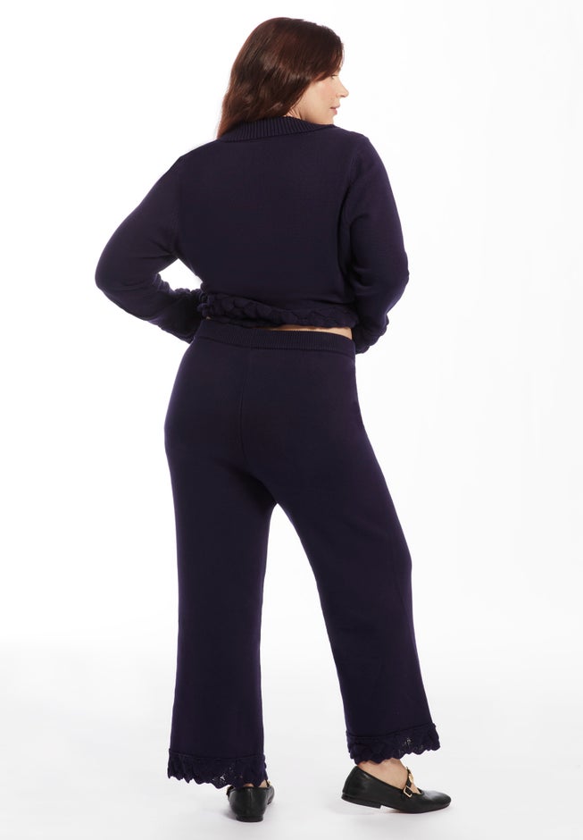 Ruffle Detail Sweater Pant image number 2