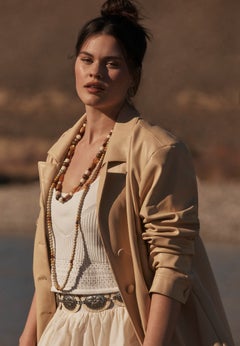 Relaxed Faux Leather Blazer