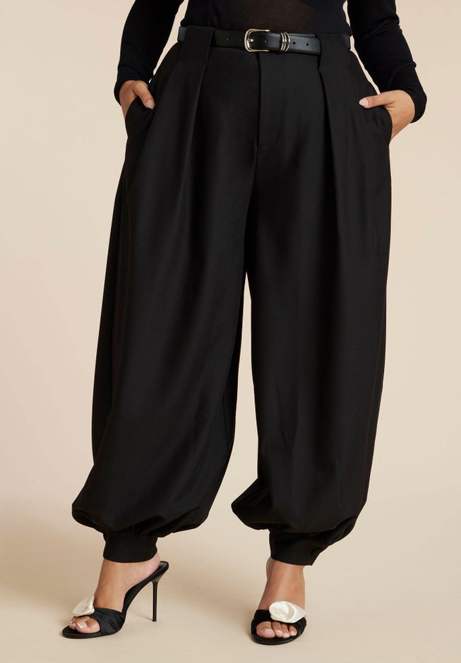Balloon Trouser With Pleats image number 1