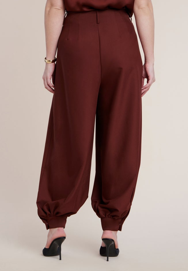 Balloon Trouser With Pleats image number 3