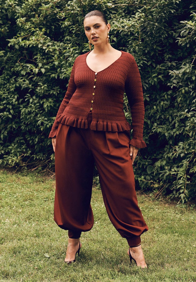 Balloon Trouser With Pleats image number 4