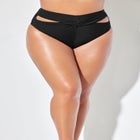 Loop Cut Out High Leg Bikini Brief image number null