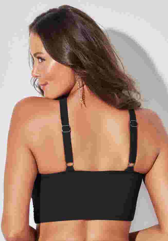 Longline High Neck Bikini Top image number 1