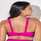 Bra Sized Drape Front Underwire Bikini Top image number null