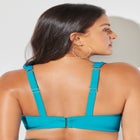 Bra Sized Drape Front Underwire Bikini Top image number null