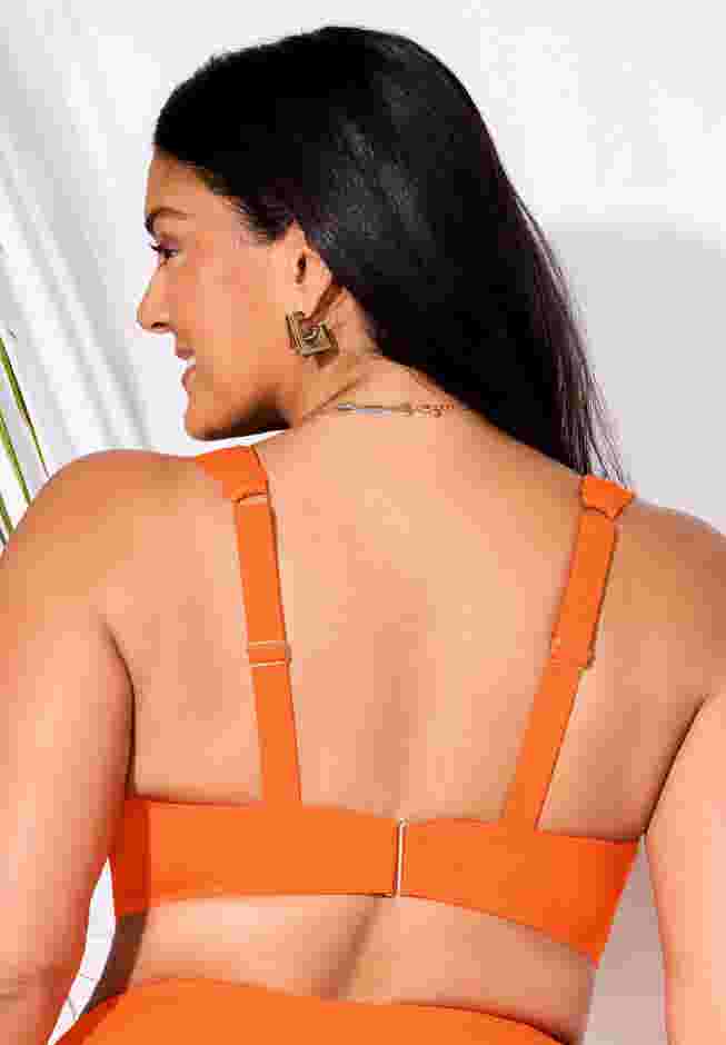 Bra Sized Drape Front Underwire Bikini Top image number 1