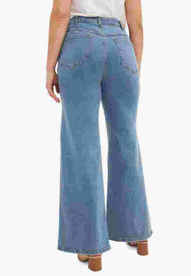 5-Pocket Wide Leg Jeans image number 1