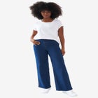 5-Pocket Wide Leg Jeans image number null