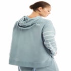 Bell-Sleeve French Terry Sweatshirt image number null